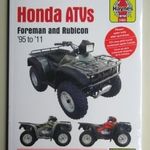 Honda Foreman 400, 450 és Rubicon 500 javítási könyv (1995-2011) Haynes fotó