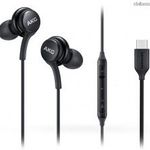 Samsung gyári sztereó felvevős fülhallgató - EO-IC100BBE tuned by AKG - Type-C csatlakozó - feke... fotó