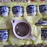 Új Kínai porcelán teás készlet fotó