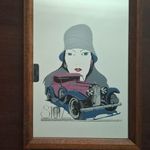 STUTZ Autómobil festett tükör /eredeti Angol/ fotó