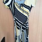 Sárga-fekete csíkos Wannabee ruha L fotó