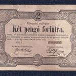 Szabadságharc (1848-1849) Kossuth bankó 2 Pengő Forintra bankjegy 1849 (id51294) fotó