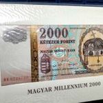 2000 Forint - Millennium - Aranyszálas Millenniumi 2000Ft UNC fotó