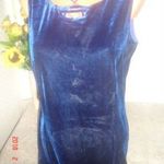 Újszerű 44-46-s béléses kék plüss maxi ruha, koszorúslányruha, alkalmi ruha. fotó