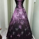 2 részes lilás báli ruha, koszorúslány ruha fotó