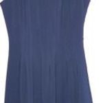 H&M sötétebb kék színű, közepesen vastag jersey anyagú női egész ruha, 40-es méretű fotó