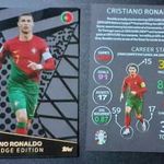 Cristiano Ronaldo Portugália Black Edge Edition focis kártya Topps Match Attax UEFA Euro 2024 fotó