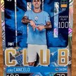 Joao Cancelo Manchester City 100 Club focis kártya Topps Match Attax Champions League 2022-2023 fotó