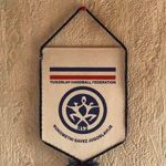 Jugoszlávia Kézilabda Szövetség retro sport / foci zászló fotó