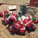 #41 Retro karácsonyi 10db-os mikulás figurás izzósor fényfüzér fotó
