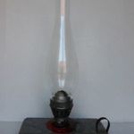 Régi hordozható vasutas lámpa petróleumlámpa fotó