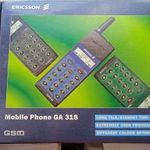 ERICSON GA 318 -as mobilok , 2 drab , dobozában , papírjaival , használt , működőképesek . fotó