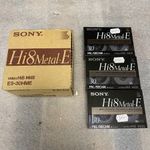 3 db Sony Hi8Metal-E írható kazetta fotó