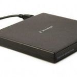 Gembird DVD-USB-04 Slim DVD-Writer Black BOX DVD-USB-04 Alkatrész Optikai Meghajtó fotó