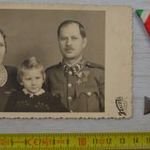 M. kir. csendőr tőrm. XX. éves szolgálati jel kitüntetés és viselési fotó fotó