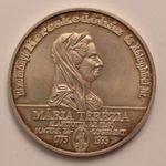Mária Terézia BÁV ezüstérem Ag(.925) 74, 3g fotó