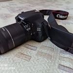 Canon EOS 600D szett EF-S18-55, EF-S 55-250 +állványok+egyéb fotó