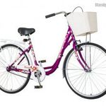 Venssini Diamante 26 lila női városi kerékpár fotó