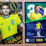 Thiago Silva Brazília Holo Giants focis kártya Panini Top Class 2023 fotó