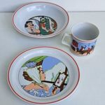 Zsolnay Hófehérke gyerek tányérok + bögre fotó