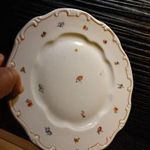 Zsolnay virágos porcelán tányér 24 cm fotó