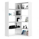 Polcos szekrény / sarokpolc - Akord Furniture 173 cm - fehér fotó