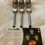 Solar Queen napelemes kerti lámpa, 3 darab fotó