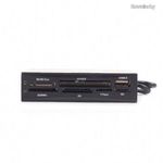 Gembird FDI2-ALLIN1-02-B Internal USB Card Reader Black fotó