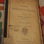 Goethe: Hermann und Dorothea fotó