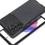 Forcell Carbon Premium Samsung Galaxy A35 5G szilikon tok, fekete fotó