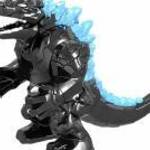 Godzilla mini figura fekete-kék - Egyéb fotó
