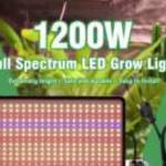 Új, teljes spektrumú beltéri fito lámpa 500 db SMD2835 Led-el(30x30cm) fotó