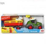 Happy traktor utánfutóval és tehénnel 30cm - Dickie Toys fotó