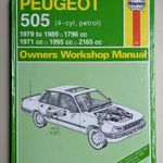 Peugeot 505 benzines javítási könyv (1979-1989) Haynes fotó