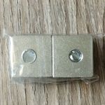 Lebegő üvegpolc tartó elemek (2 db-os szett) 5-8 mm vastagságú polchoz fotó