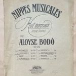 Nippes Musicales - pour piano - Aloyse Bodó - zongora kotta - antik -T26a fotó