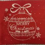 Merry Christmas - piros párnahuzat 37*38 cm fotó