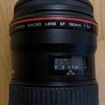 Canon EF 180 f/3, 5 L USM makró objektív fotó