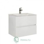Fürdőszoba mosdó + mosdó Felhő, fiókos, fehér, függesztett, 61, 5 x 46, 5 x 53 cm fotó