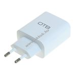 OTB hálózati töltő adapter USB-C + USB-A, power delivery, 32W, fehér fotó