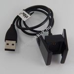 USB töltőkábel FitBit Charge 2 okosórához fekete (50cm) fotó