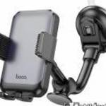 HOCO H27 autós telefontartó, állvány - FEKETE - műszerfalra, szélvédőre, tapadókorongos, automata, f fotó