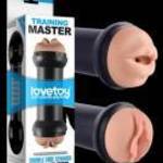 Training Master Double Side Stroker Pussy and Mouth Flesh - Lovetoy fotó