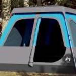 vidaXL 10 személyes kék kupola alakú felugró családi sátor fotó