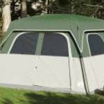 vidaXL 6 személyes zöld vízálló családi sátor fotó