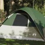 vidaXL 6 személyes zöld vízálló kupolás családi sátor fotó