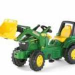 Pedálos traktor rakodó Rolly Toys John Deere Farmtrac zöld - MILLY MALLY fotó