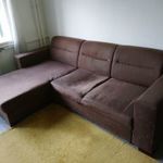 Ágyfunkciós kanapé kanapéágy L alakú 253x136 cm sérült fotó