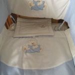 Kiságy lenmag matraccal & ágynemű szett + ajándék vízhatlan lepedővel fotó
