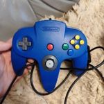 Nintendo n64 kék kontroller fotó